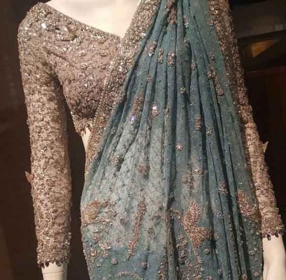 Latest Pakistani Bridal Sarees For Weddings In 2024-2025