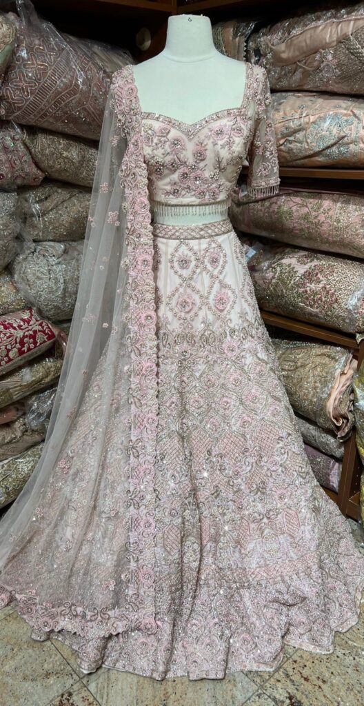 LavenderBlush Bridal Lehenga BL- 372