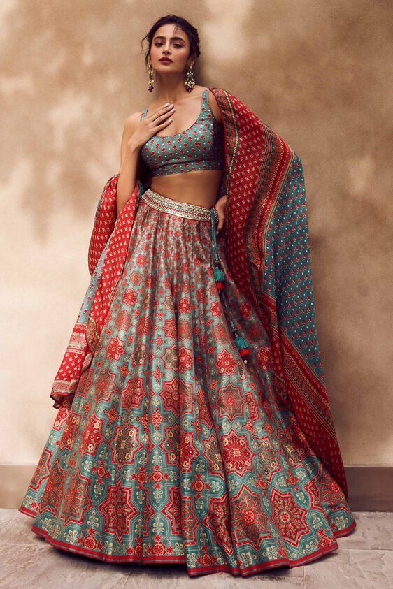 MAYAI LEHENGA – BLUE – 0 / 2 / Short