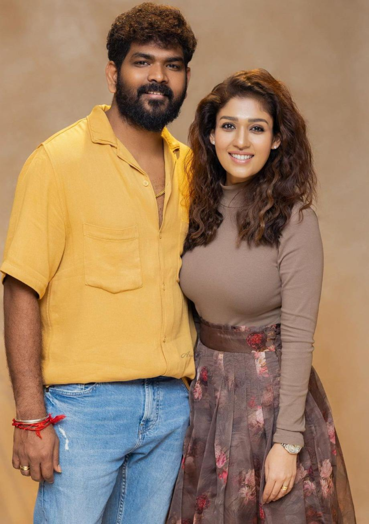 Nayanthara attends “Connect” premiere in a brown floral skirt!