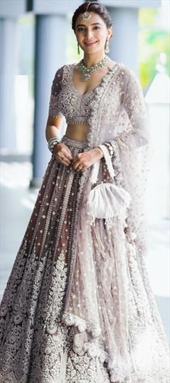 embroidered bridal lehenga