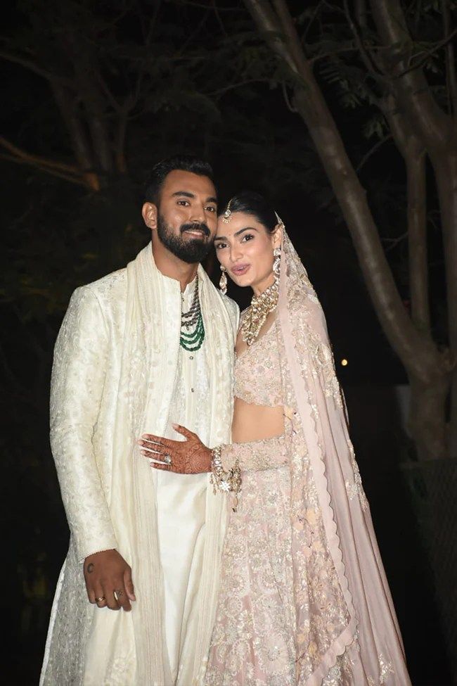 Newlyweds Athiya Shetty And KL Rahul Pose For Pics Post-Wedding