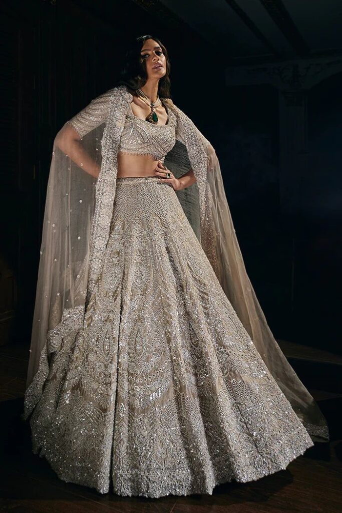 Nude Pearl Lehenga Set – 10 / Regular