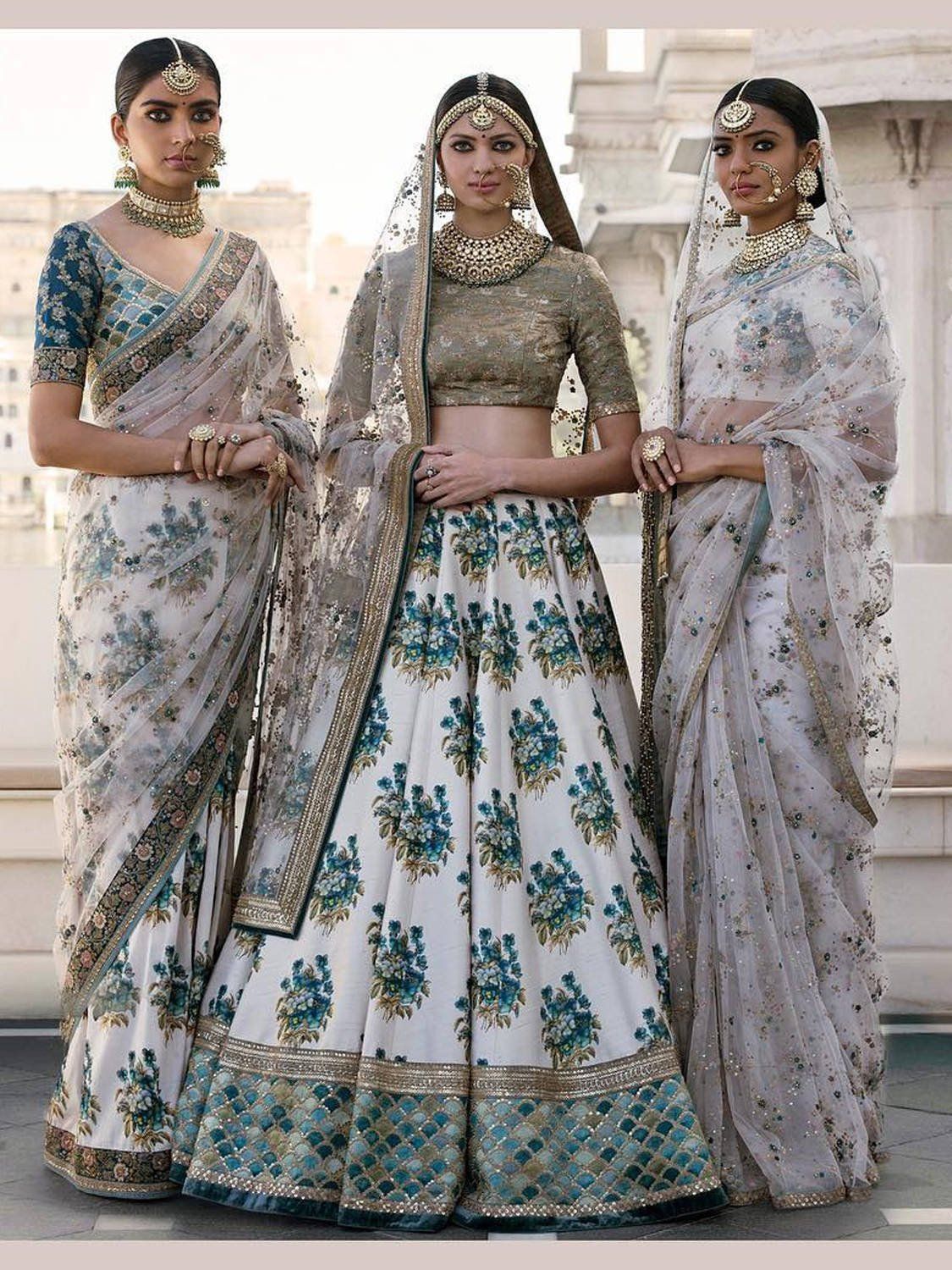 embroidered bridal lehenga