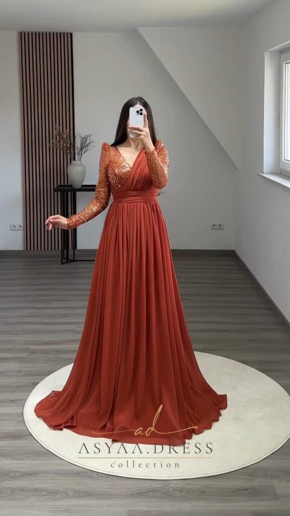 Orange Party Dress Inspo