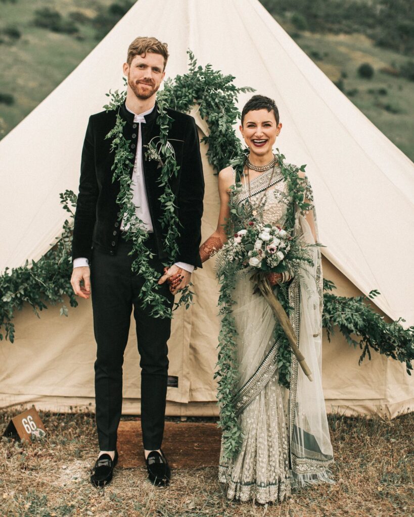 Over 100 Guests Camped Out for This Couple’s Wedding Weekend in California