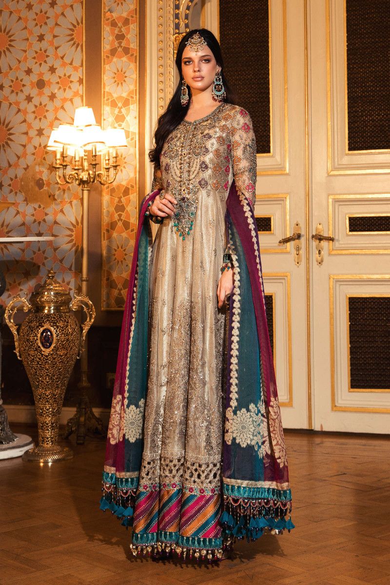 embroidered bridal lehenga