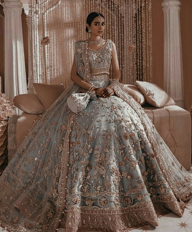 Pastel Bridal Lehenga for summer weddings