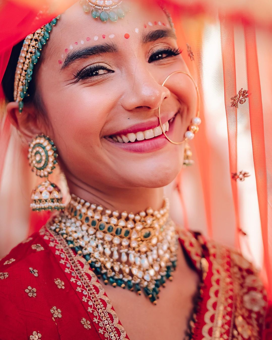 wedding saree look