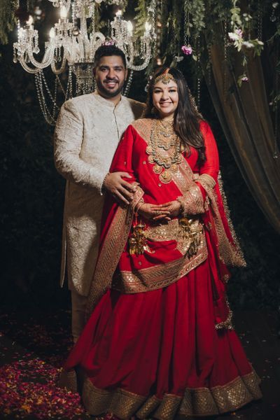 Photo of A pretty bridal portrait from the wedding day