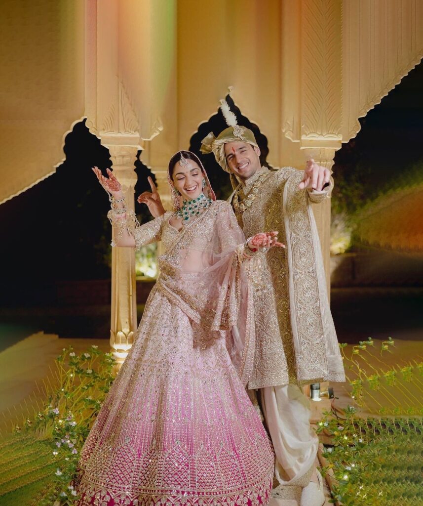 Pink is the new Red?! Analysing popular Bollywood Weddings over the years