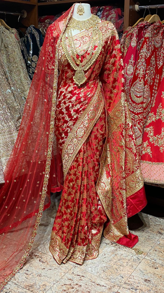 Pure Silk Banarasi Bridal Saree