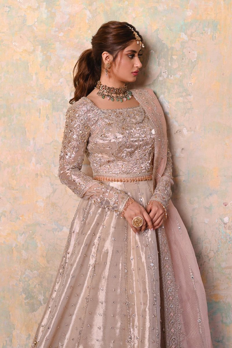 embroidered bridal lehenga