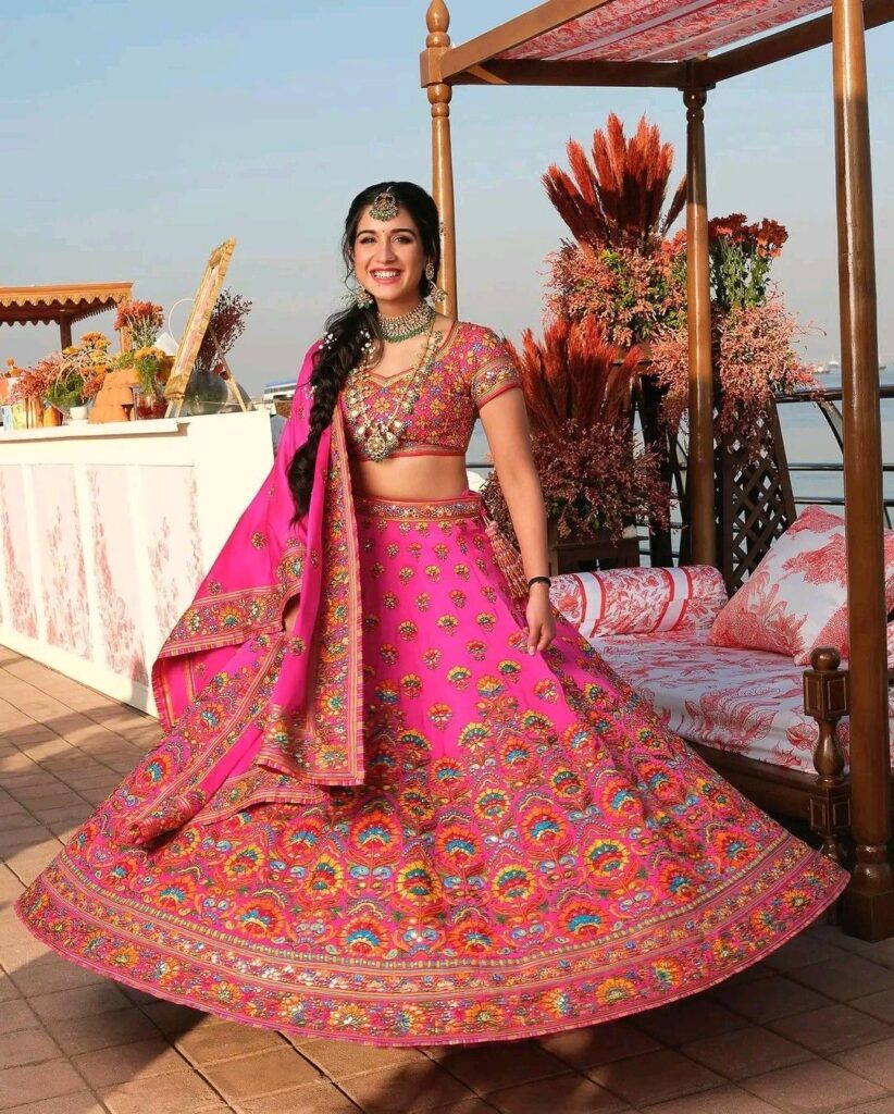 Radhika Merchant Beautiful Designer Lehenga Dress