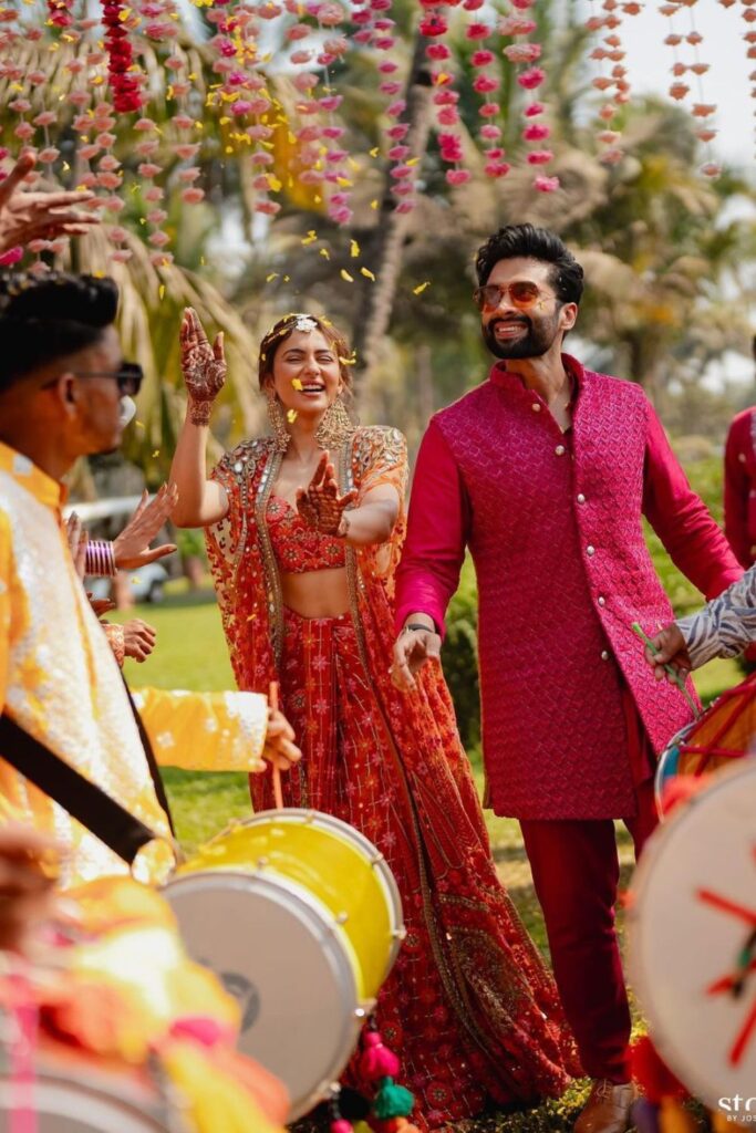 Rakul Preet Singh and Jackky Bhagnani’s Mehndi celebration 💗