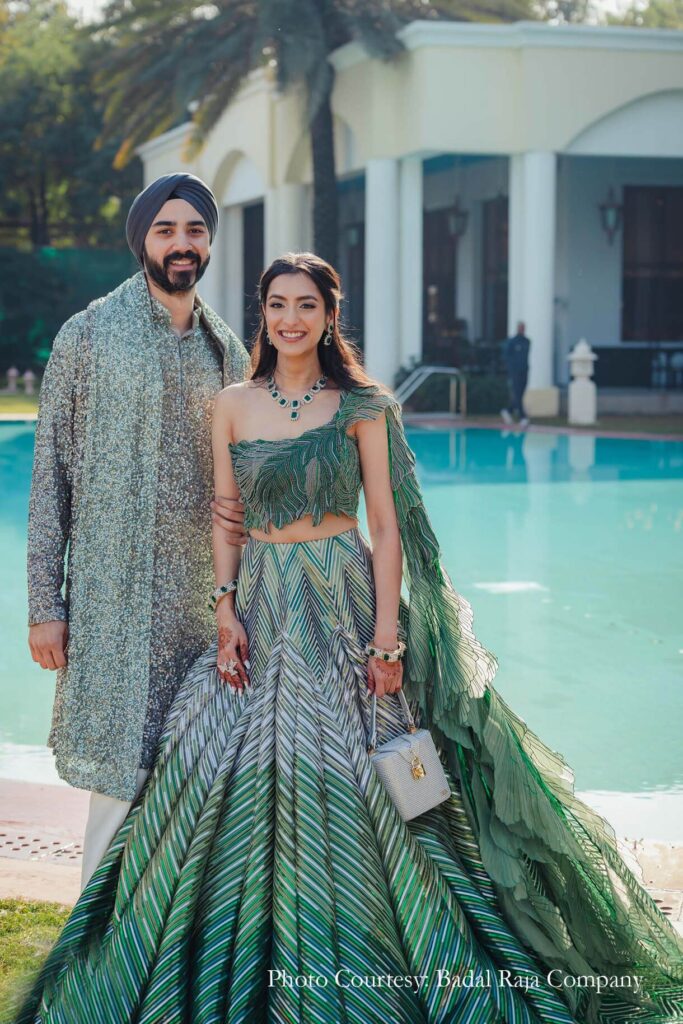 Riya Kakar and Angad Singh Sabharwal, Rambagh Palace Jaipur