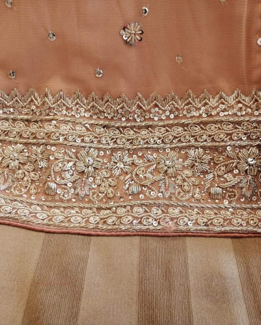 embroidered bridal lehenga