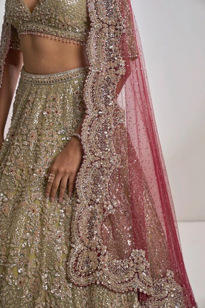 Sage Green Lehenga Set – 8 / Regular