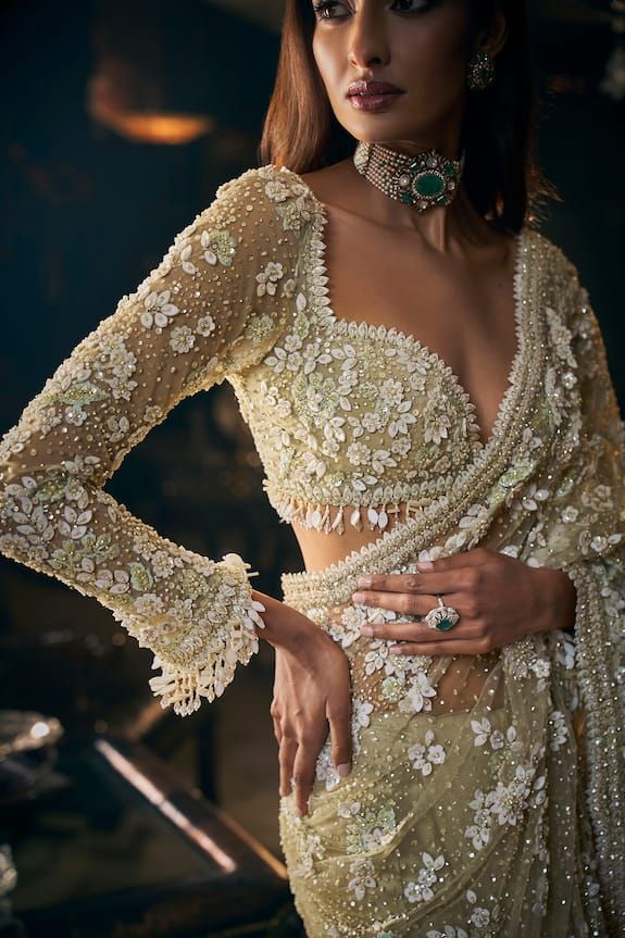 embroidered bridal lehenga