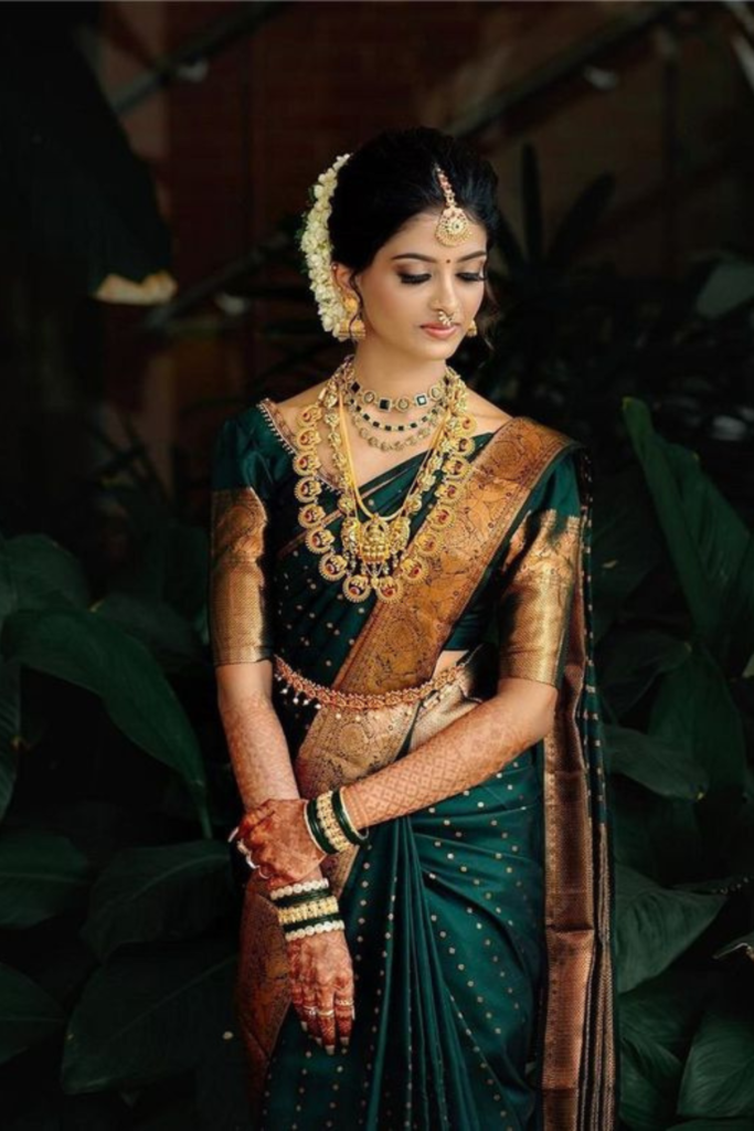 South Indian Silk Sarees for Brides