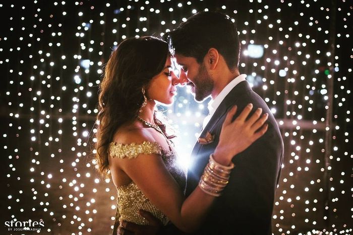 South Stars Get Hitched : Chaitanya and Samantha’s Engagement With A ‘Love Story’ Saree !