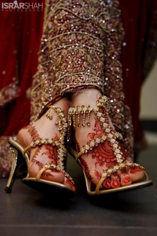 Sparkling Gold and Crystal Indian Shoes – Tuesday Shoesday