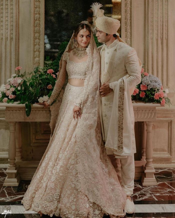 Stunning Blush/ Nude Bridal Lehengas That Are A Feast For The Eyes