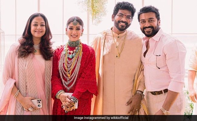 Suriya, Jyothika and Vijay Sethupathi Star In New Pics From Nayanthara And Vignesh Shivan’s Wedding