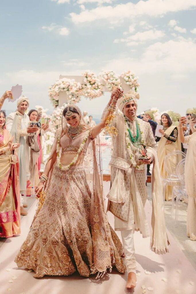 The Bride Wore 13 Custom Looks at This Four-Day Wedding Extravaganza on the Turkish Riviera