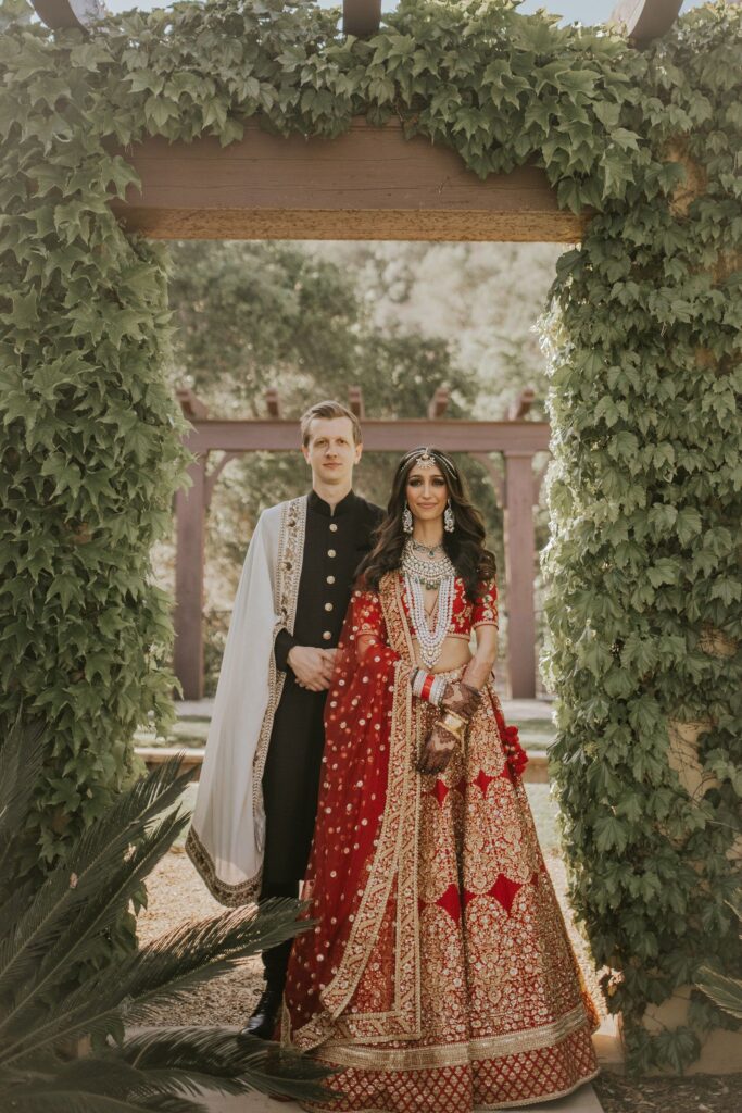 The Bride Wore Sabyasachi Couture for Her Intimate Wedding Weekend in Napa Valley