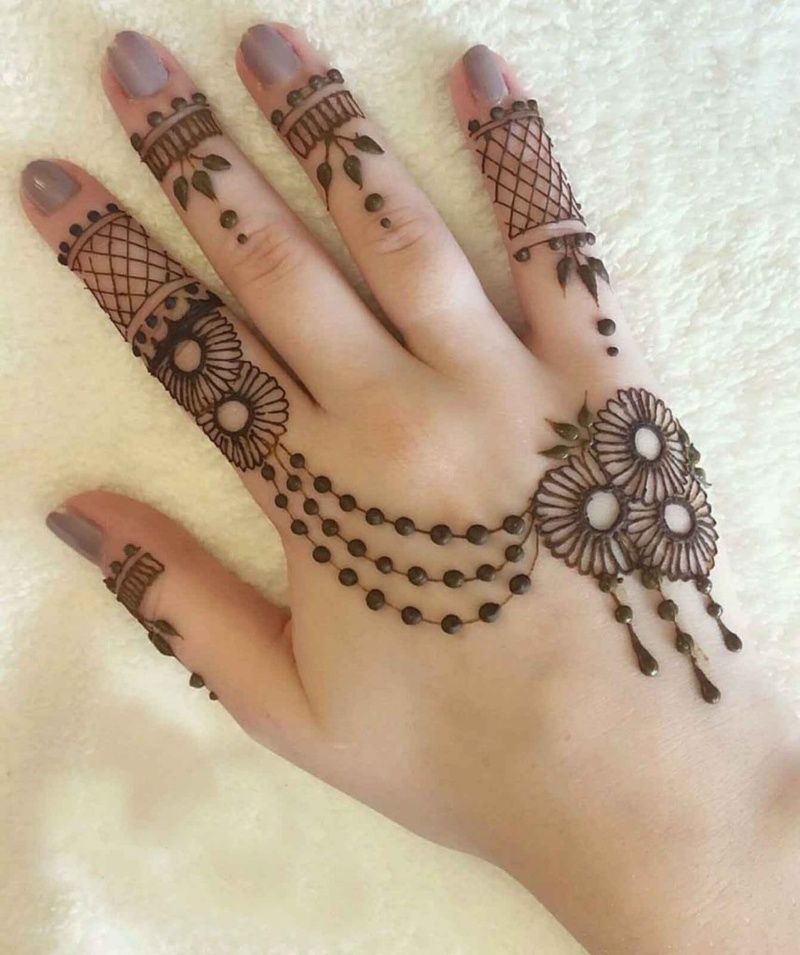 Top 30  Beautiful simple mehndi design ideas  images Photos, greetings, pictures for Whatsapp