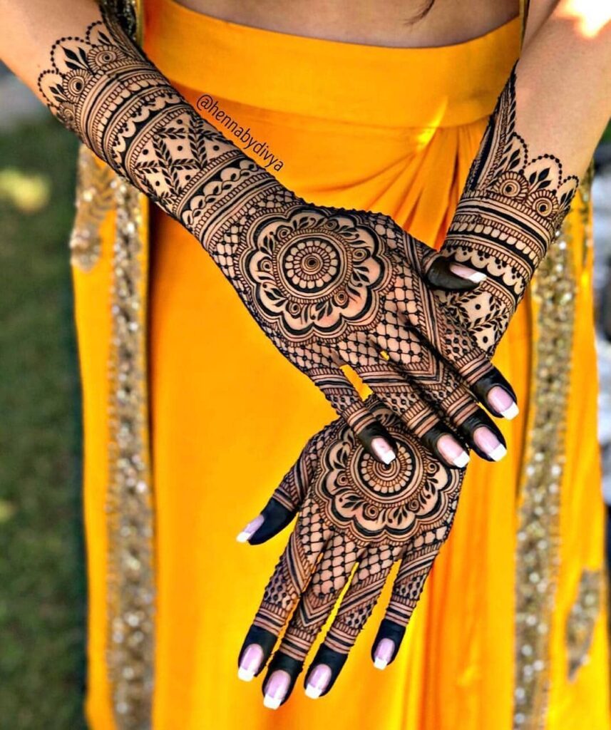 Top Bridal Mehndi Designs For Full Hands