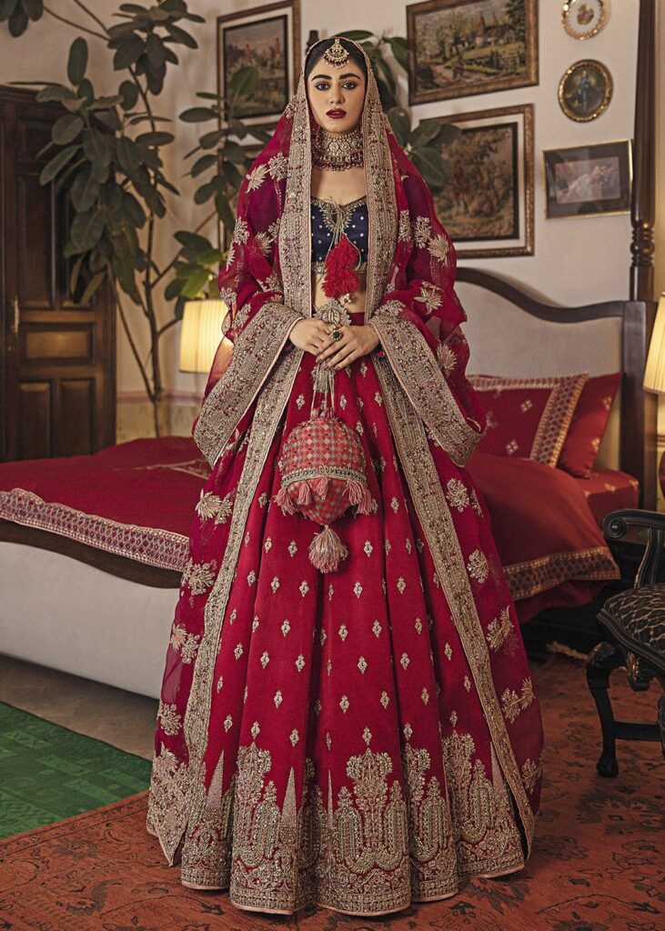 Traditional Bridal Lehnga Choli  #Y6225 – Small