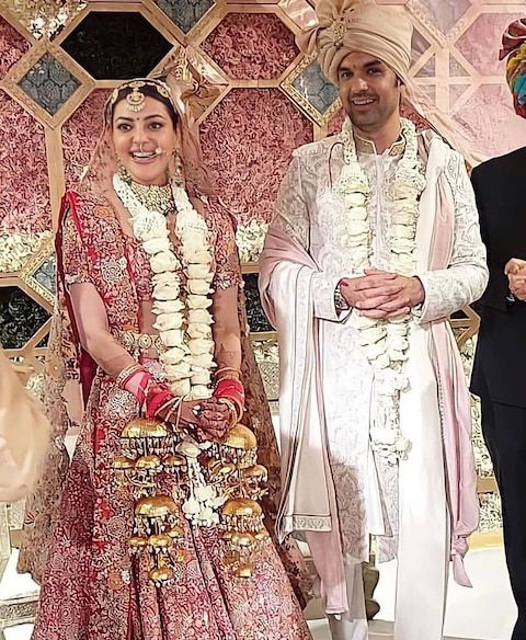 UNSEEN Wedding PICS: Kajal Aggarwal Looks Resplendent In Lehenga That Took Almost A Month To Make