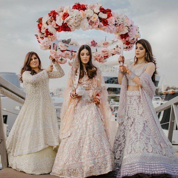 Unique Bride Entry Ideas with Bridesmaids