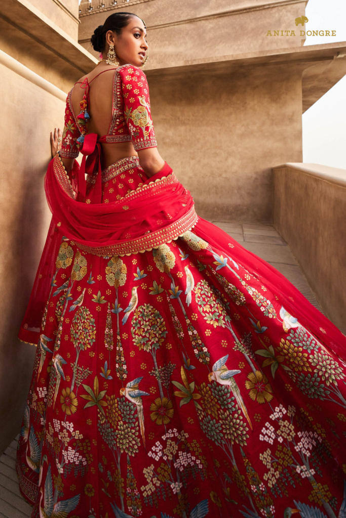 VISVAM LEHENGA – RED | ANITA DONGRE