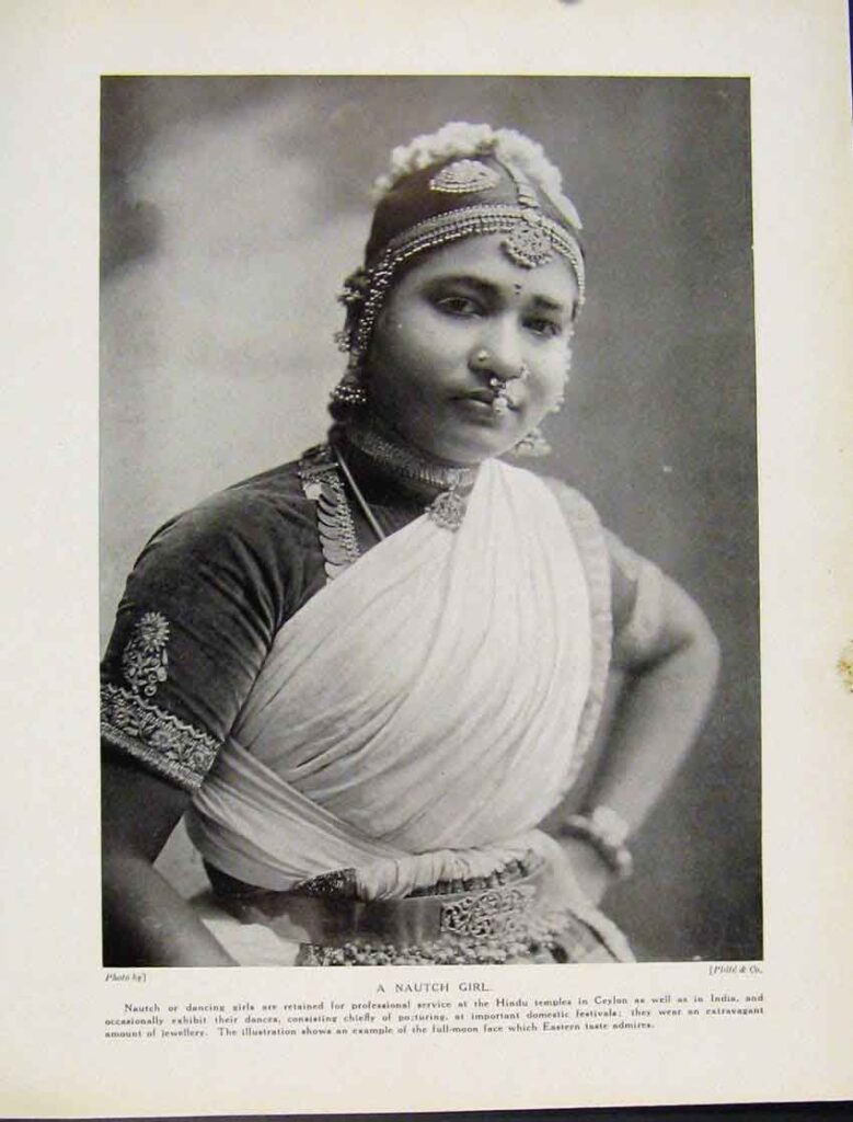 Vintage Devadasi and Nautch photos