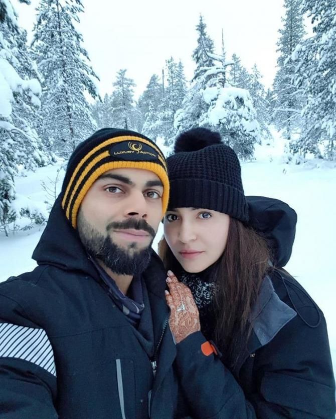 Virat Kohli Shares An Adorable Pic Kissing His ‘One And Only’ Anushka Sharma And It’s Going Viral!