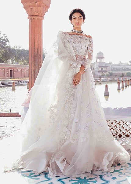 embroidered bridal lehenga