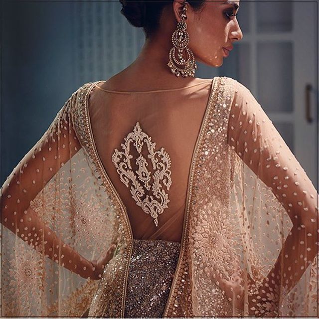 embroidered bridal lehenga