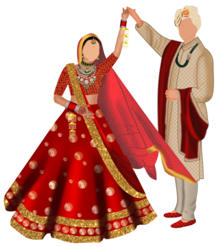 Wedding Caricature, Wedding Couple, Illustration, Couple PNG Transparent Clipart Image and PSD File for Free Download