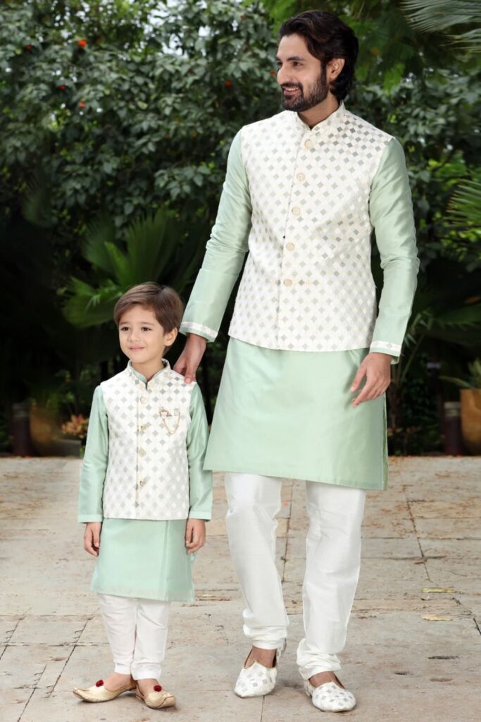 Wedding dress | Father and Son concept | wedding wear waistcoat set