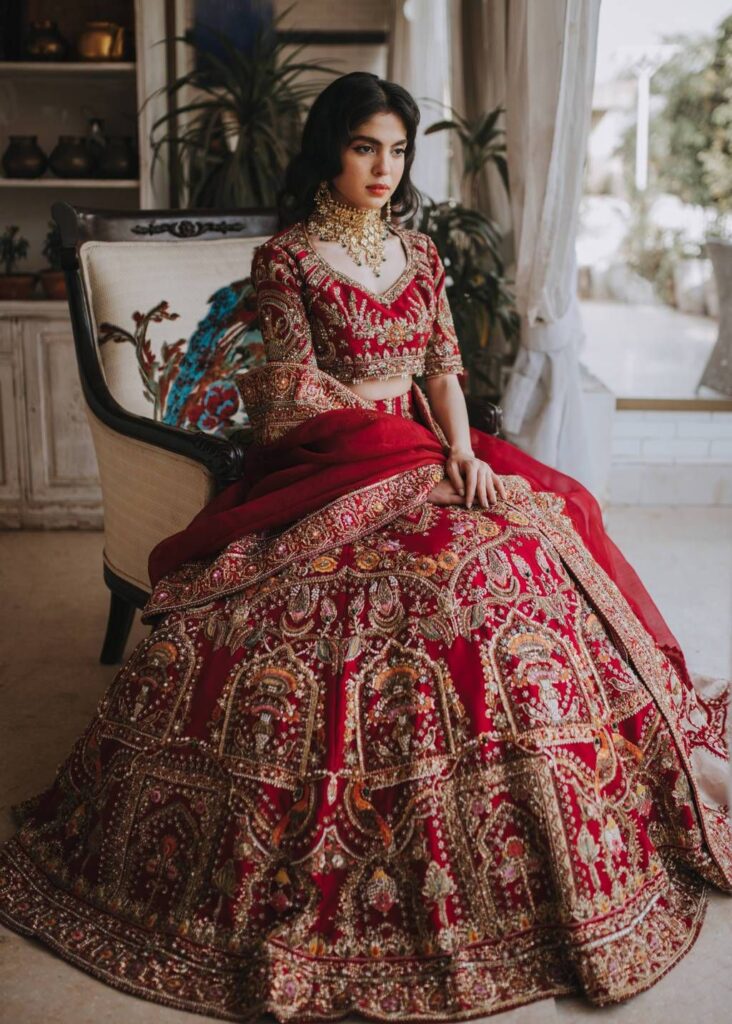 ZGW1391 Crimson Glory Adonis Lehenga Choli