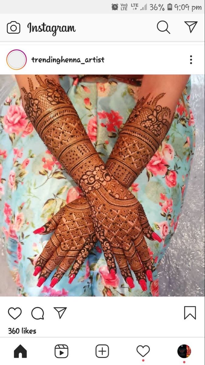 bridal mehndi