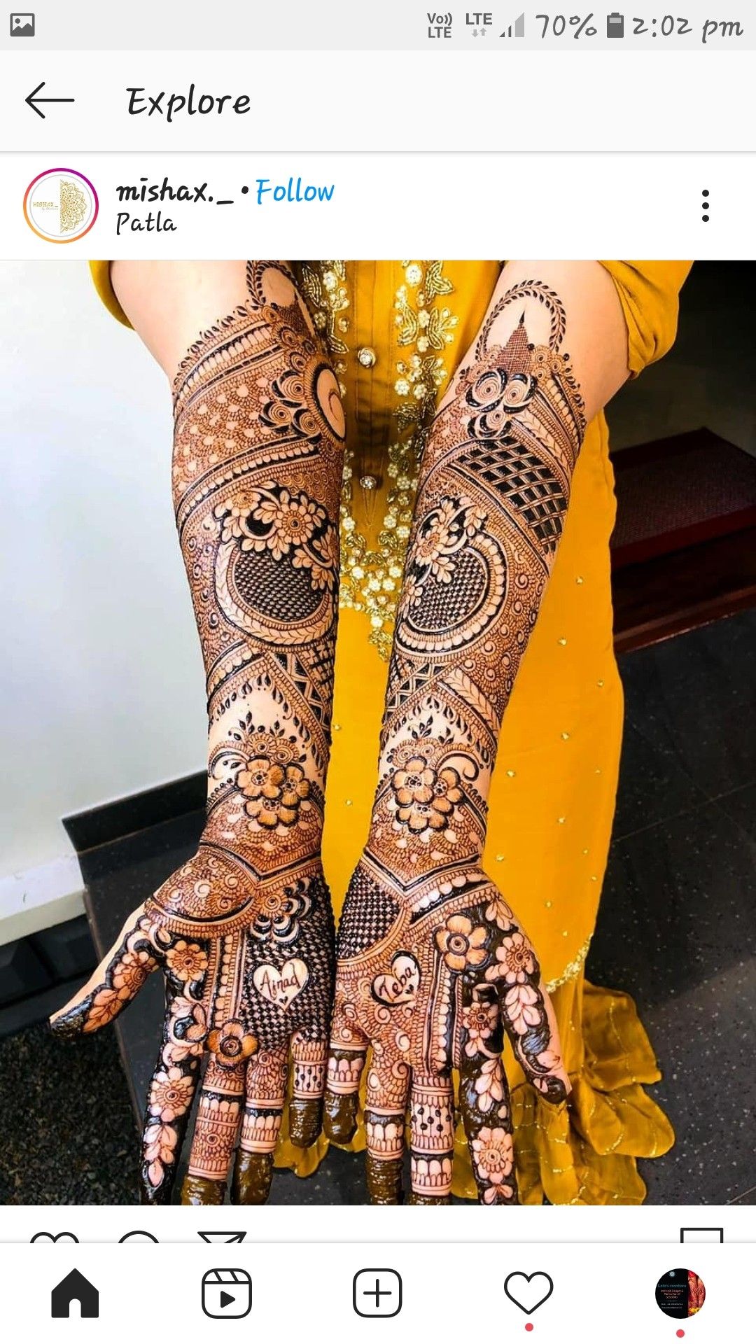 bridal mehndi