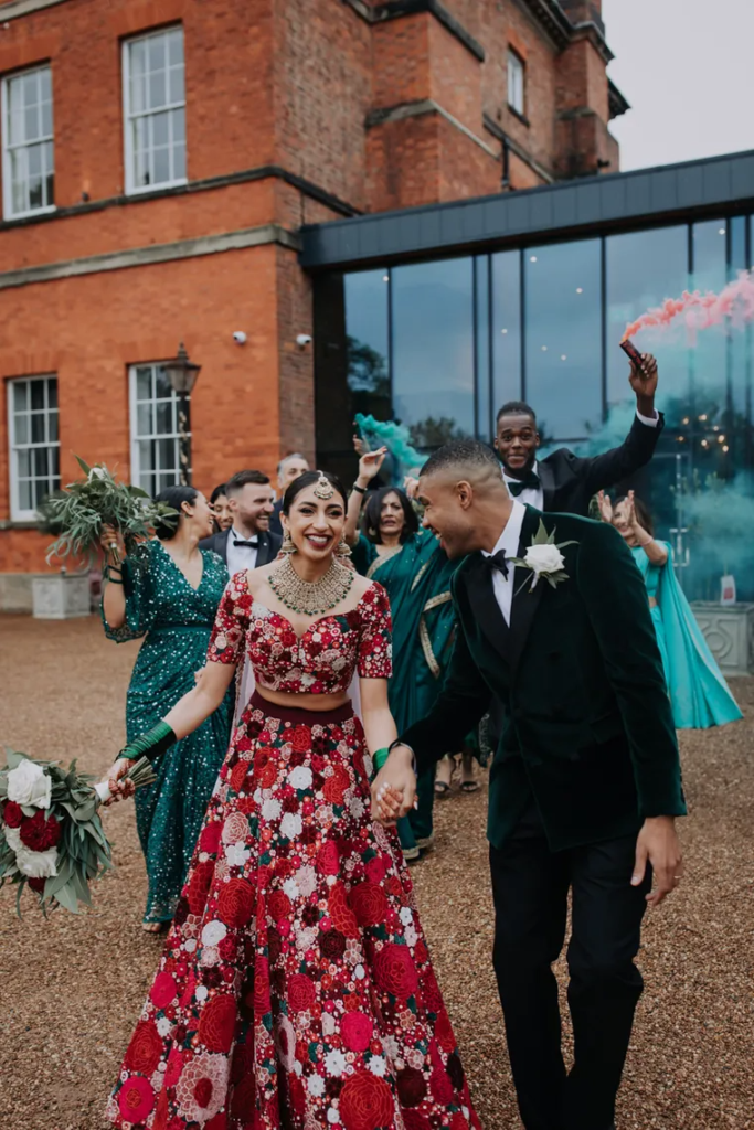 caribbean and indian multicultural wedding