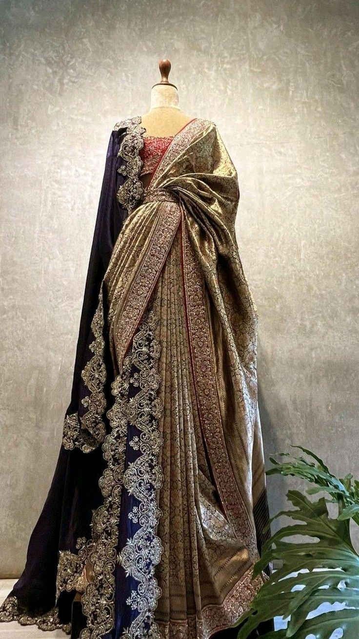 wedding saree look