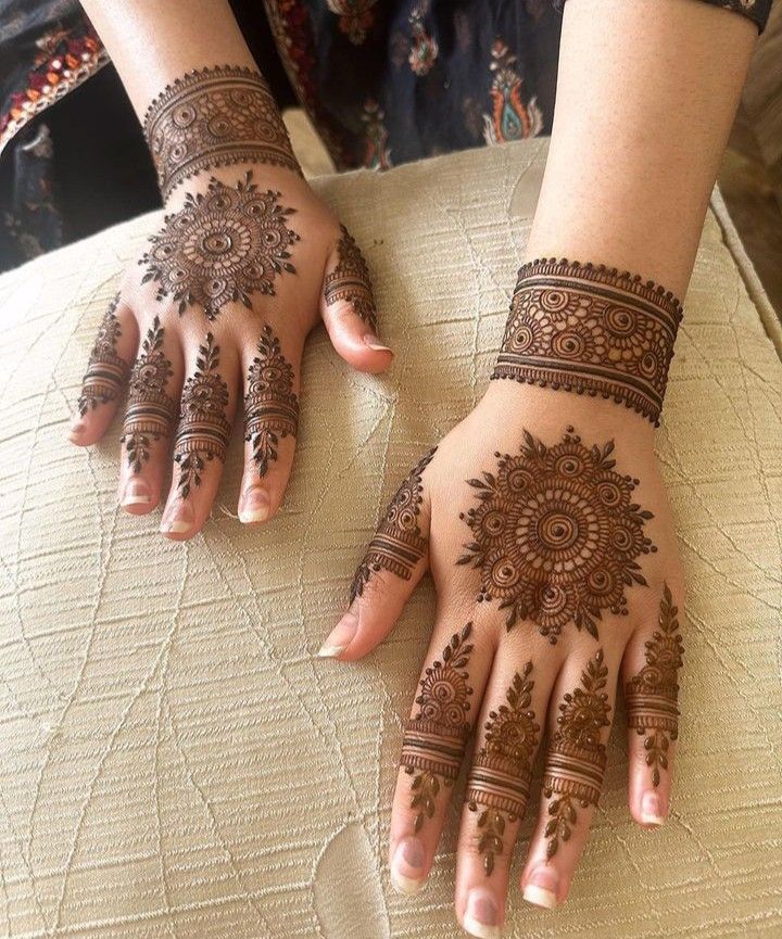 simple eid mehndi design