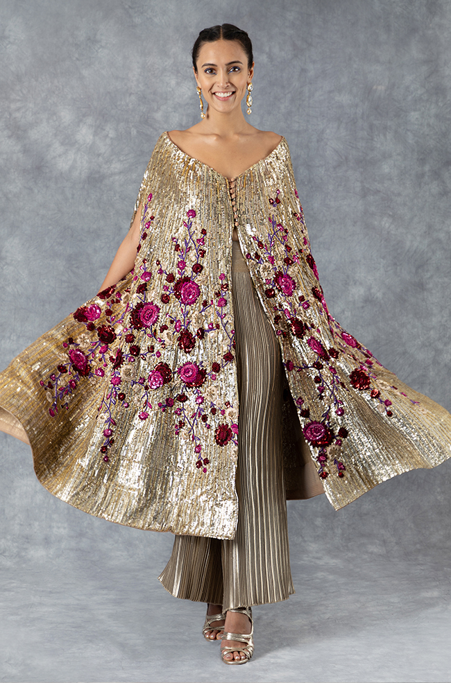 embroidered bridal lehenga